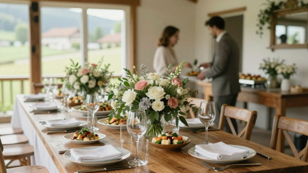 Combien coûte un traiteur pour un mariage en Suisse romande ?